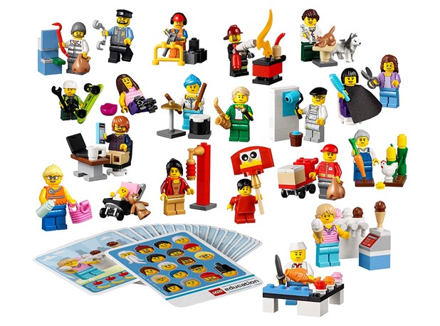 LEGO BASIC Mini ljudi zanimanja, 256 elem.
